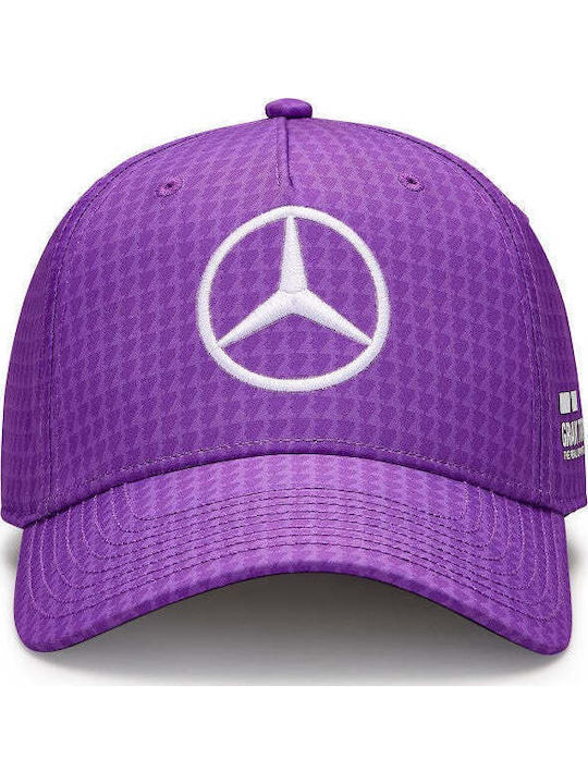 Mercedes Team Lewis Hamilton Col Driver Baseball Jockey Purple 2023