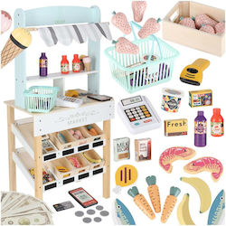 Wooden Grocery Store with Accessories 97x27x45