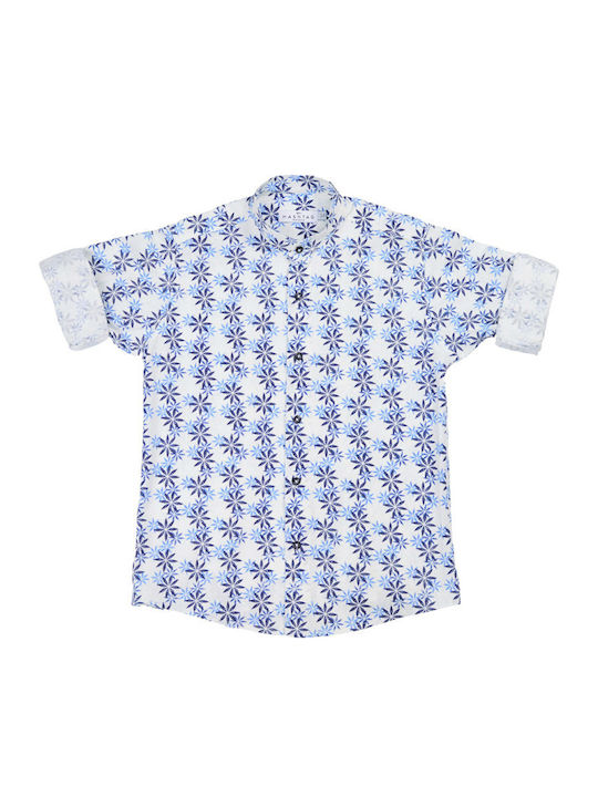Kids Shirt Short Sleeve Blue