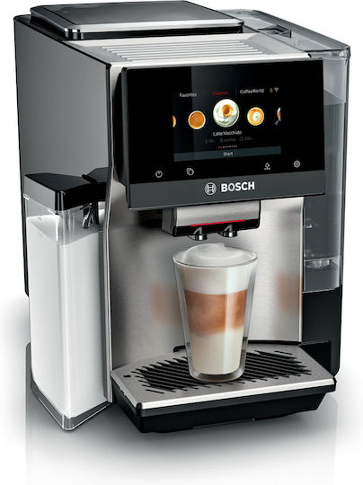 Bosch Automat de Espresso Presiune 19bar cu Wi-Fi Neagră TQE80703