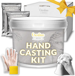 Creative Deco 3d Hand Casting Kit Plaster Hands Gift Couples Partners Wedding Anniversary Birthday Valentine's Gift Her Him