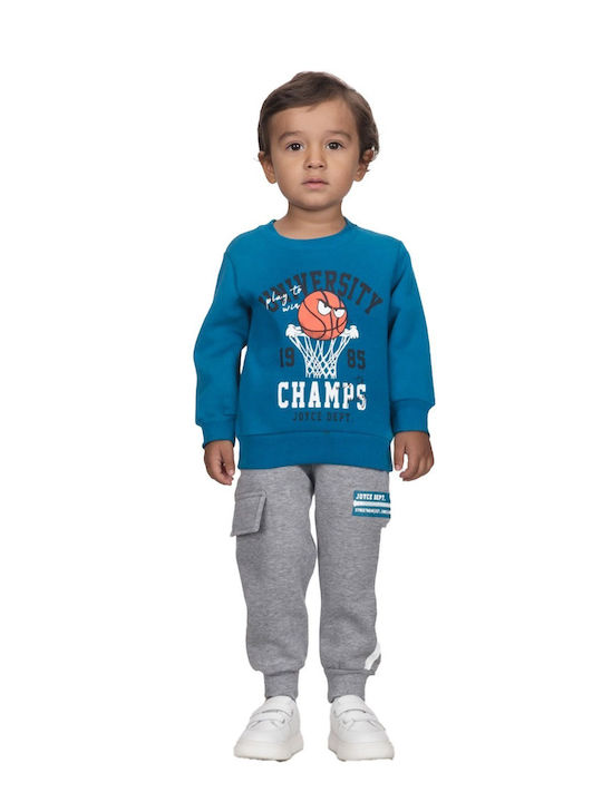 Joyce Kids Sweatpants Set Gray