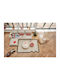 Puf Canapea Sumo Hocker Bej 108x108x44cm