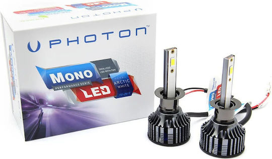 Photon Лампи Автомобила H1 LED 6000К Хладно бяло 12-24V / 12V / 24V 1бр