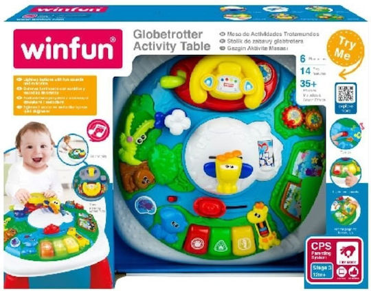 Winfun Activity Table with Light and Sounds for 12++ Months