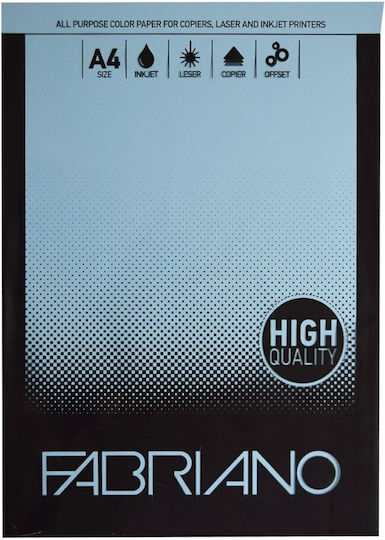Fabriano Copy Paper A4 160 G/m2 Sky Blue 50 Sheets