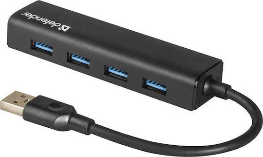 Defender USB Хъб 4 Порта USB 3.0 с Връзка USB-A