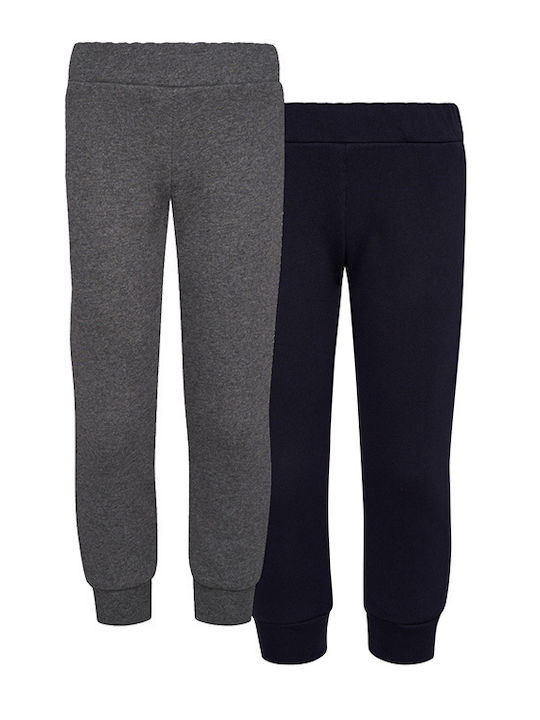 Two In A Castle Kids Sweatpants Set Blue 2pcs
