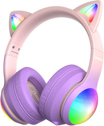 Kiddoboo Delulu Bluetooth με 8 ώρες Λειτουργίας Ροζ