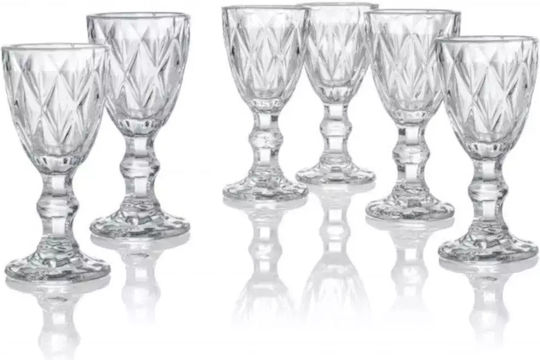 Set de pahare din Sticlă 60ml 6buc