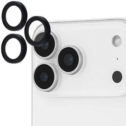 Lens Protector Προστασία Κάμερας Tempered Glass Μαύρο για το iPhone 17 Pro