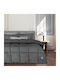 Greenwich Polo Club Duvet Single with Microfiber Filling 160x240cm 4447 Dark Grey 550 GSMGsm 10.5 togs Togs