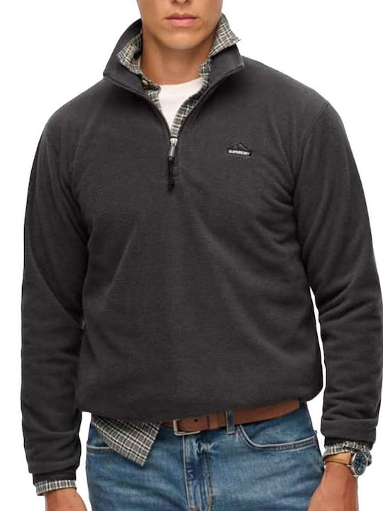 Superdry Langarm Herrenbluse Schwarz