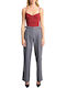 Kendra Women's Fabric Trousers Grey