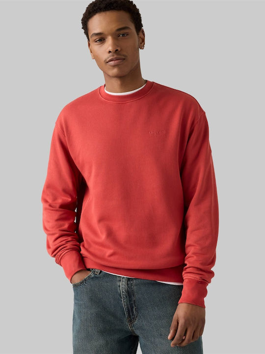 Levi's Authentic Суитшърт Червен