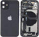 Πίσω Κάλυμμα Μικρά Ανταλλακτικά Iphone 12 Μαύρο
