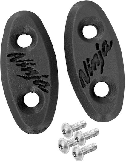 Motorise Motorcycle Mirror Caps Kawasaki Zx-6r Zx-636 Zx-6rr 1998-2004