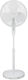 Nakassi Pedestal Fan 40W White