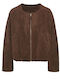 Damen Bomberjacke Chocolate