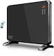 Rohnson Конвектор Подов 2000W с Електронен Термостат и WiFi Черен