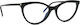 Women's Plastic Saint Laurent SL 833 001 55