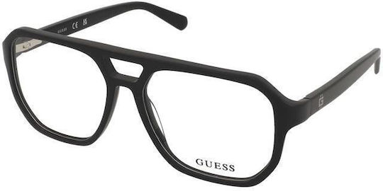 Guess Männlich Kunststoff Brillenrahmen Schwarz GU50327 001