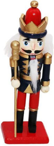 Dorosimo Weihnachts-Nussknacker Rot aus Hölzernes Höhe 16cm.
