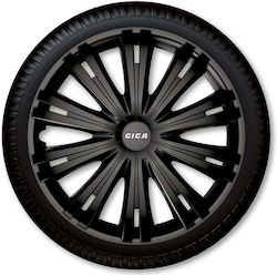 Argo Τάσια 16" Μαύρο 4τμχ Argo Τάσια 16" Μαύρο 4τμχ