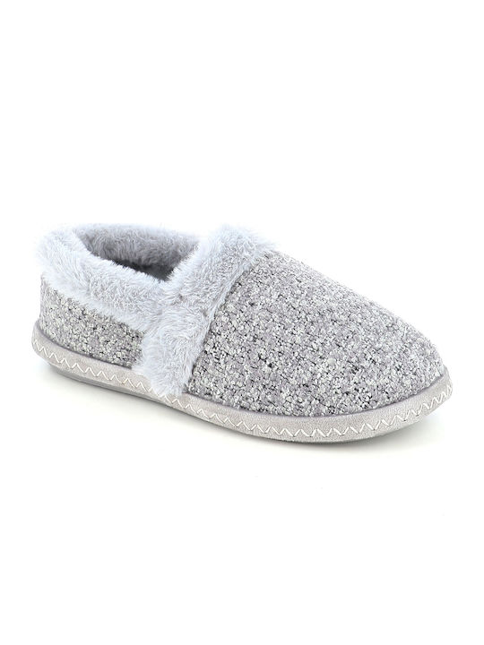 Winter Women's Slippers Gray