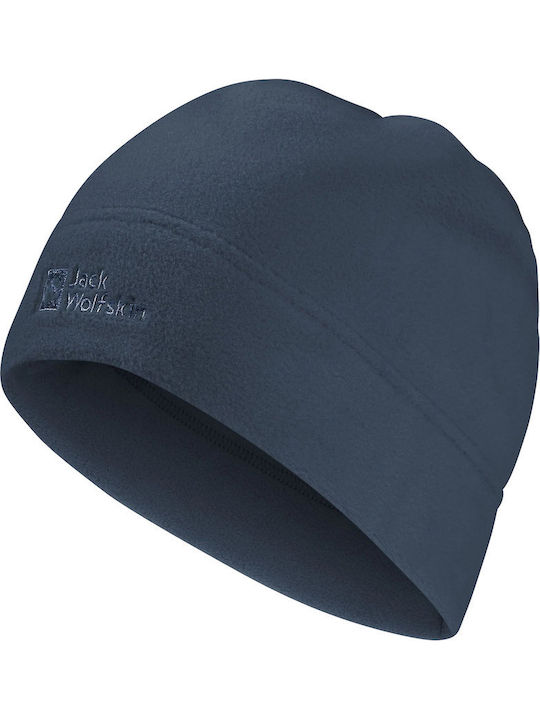 Real Stuff Beanie Unisex Beanie Knitted in Navy Blue color