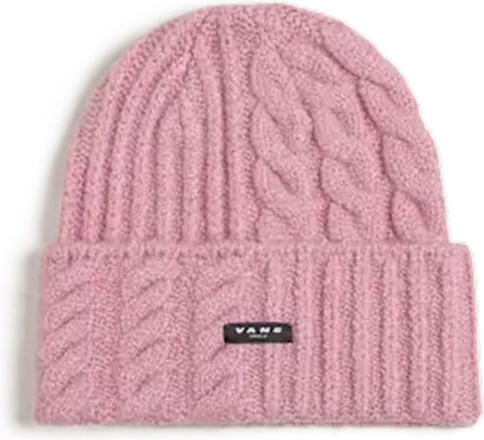 Cuff Beanie Ανδρικός Σκούφος Πλεκτός σε Ροζ χρώμα