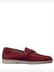 Women's Loafers in Burgundy Color