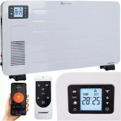 Kaminer Ziflo Konvektorheizung Boden 2300W mit elektronischem Thermostat und WiFi Weiß Kaminer Ziflo Konvektorheizung Boden 2300W mit elektronischem Thermostat und WiFi Weiß