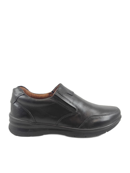 Roberto Rossi Leder Herren Freizeitschuhe Schwarz