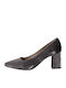 Gray Medium Heels