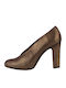 Anatomic Leather Gold High Heels