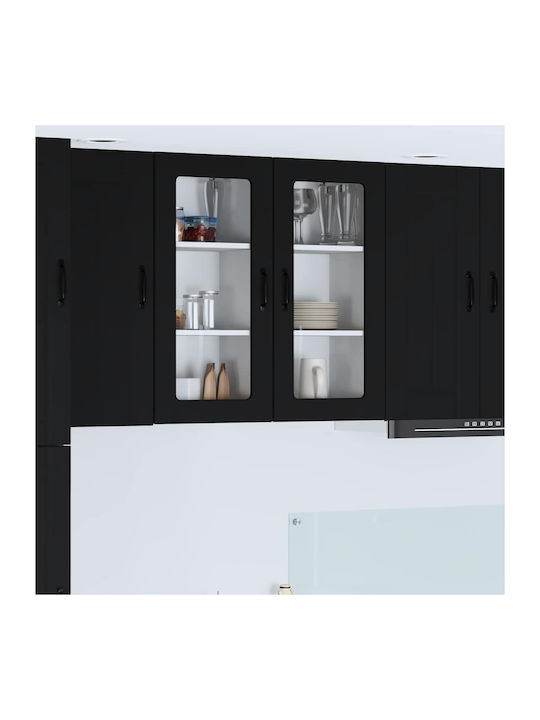 Cabinet Wall Black 40x31x80cm