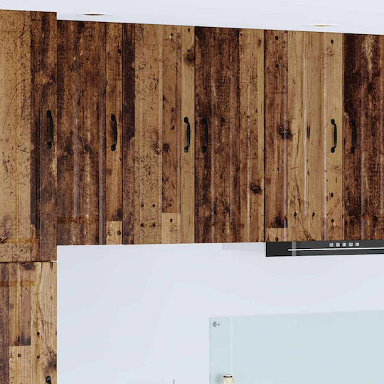 Schrank Wand Schwarz 30x31x80cm