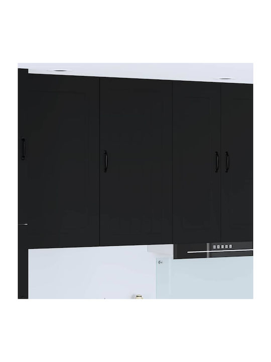 Ντουλάπι Κρεμαστό Μαύρο 50x31x100εκ.