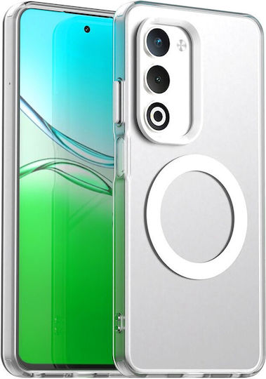Techsuit Umschlag Rückseite Kunststoff / Silikon Weiß (Oppo A5)