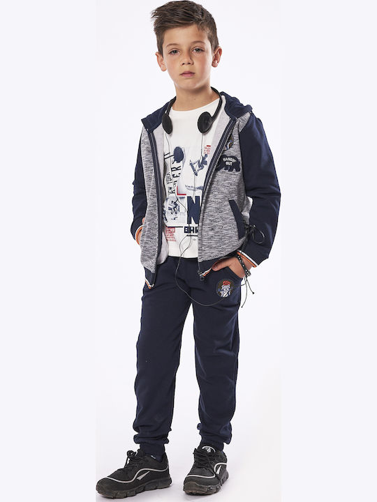 Kids' Set with Pants Winter 3pcs Gray