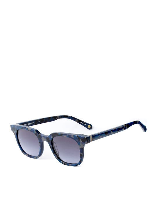 Unisex Sunglasses with Brown Tartaruga Plastic Frame and Gray Gradient Lens