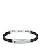 Maserati Men's Leather Bracelet 5cm