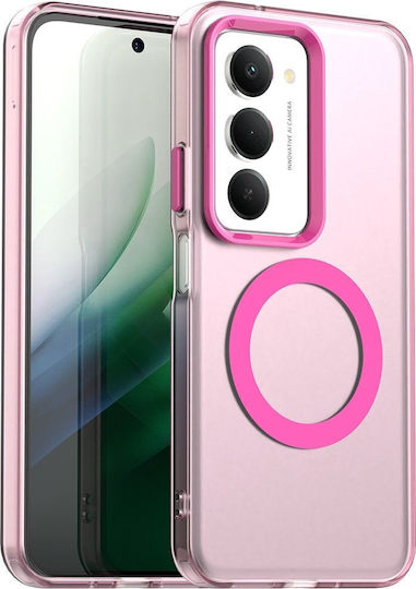 Techsuit Candycase Umschlag Rückseite Kunststoff / Silikon Rosa (Redmi 15)