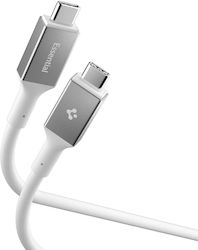 Spigen Essential Lade- und Datenkabel 2x USB Typ-C 100W 5Gbps 2m Weiß Spigen Essential Lade- und Datenkabel 2x USB Typ-C 100W 5Gbps 2m Weiß