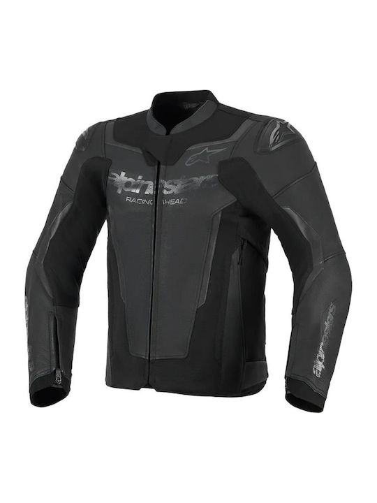Alpinestars GP Force V2 Men's Motorcycle Jacket Leather 4 Seasons Black/Black