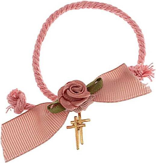 Bellissimo Christening Charm Bracelet Flower Pink 50 Pieces