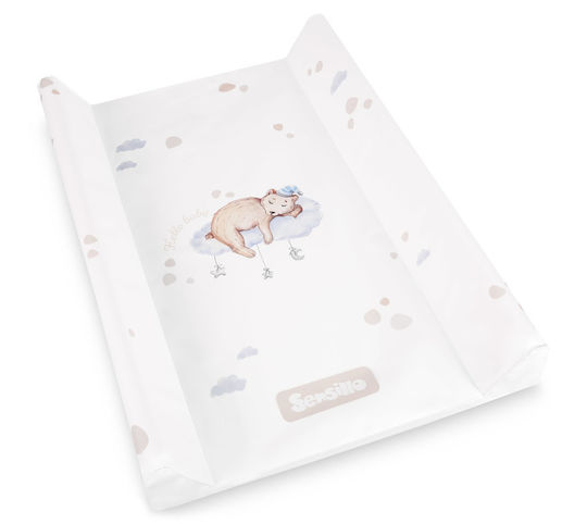 Sensillo Harte Wickelauflage aus Stoff Pastel Bear