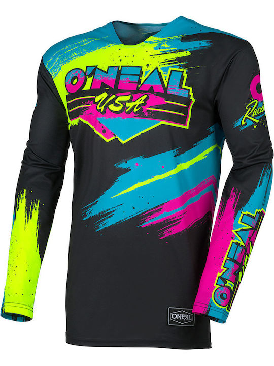 O'Neal Mayhem Pentru bărbați Tricou Motocross Mânecă lungă Negru Culoare