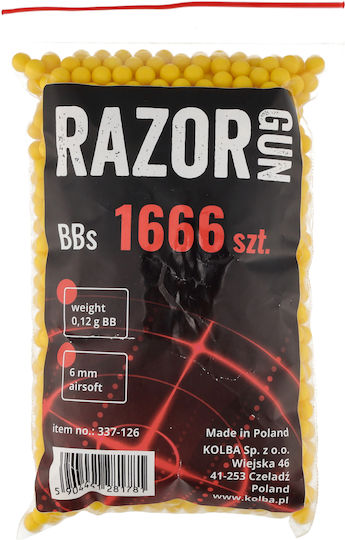 Bb Bullets Asg Razorgun 0.12 G 200 G Approx 1666 Pcs